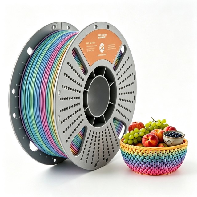 Filamento PLA+ Silk Yameite 1.75mm 1kg ±0.02mm Monocor Bicolor Tricolor Arco-íris Impressão 3D FDM