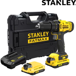 Parafusadeira / Furadeira STANLEY 1/2" 20V Max Íon de Lítio c/ Maleta - SCD700C2K-BR