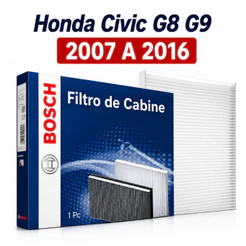 Filtro De Ar Condicionado Honda Civic G8 G9 2007 A 2016 + Higienizador