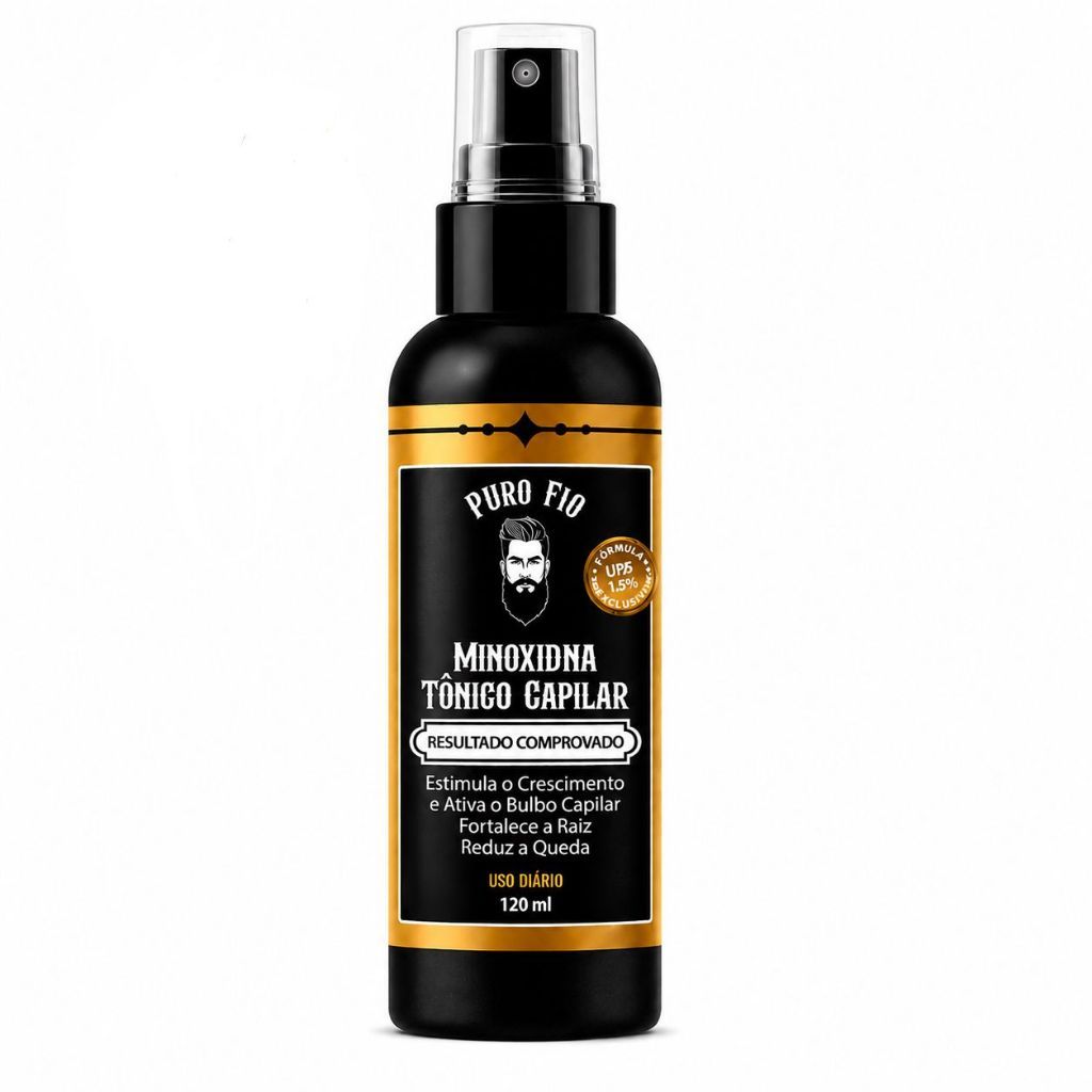 Tônico Capilar Puro Fio 120ml Cabelo e Barba | Cuidados Diários | Envio Imediato