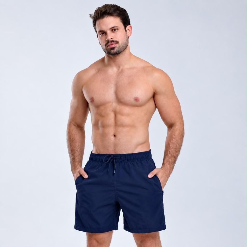 BERMUDA ELASTANO MASCULINO LINHA PREMIUM TENDENCIA VERAO E CORRIDA