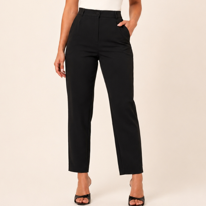Calça Alfaiataria Feminina Premium Calça Social Reta Elegante Trabalho Executivo Atemporal