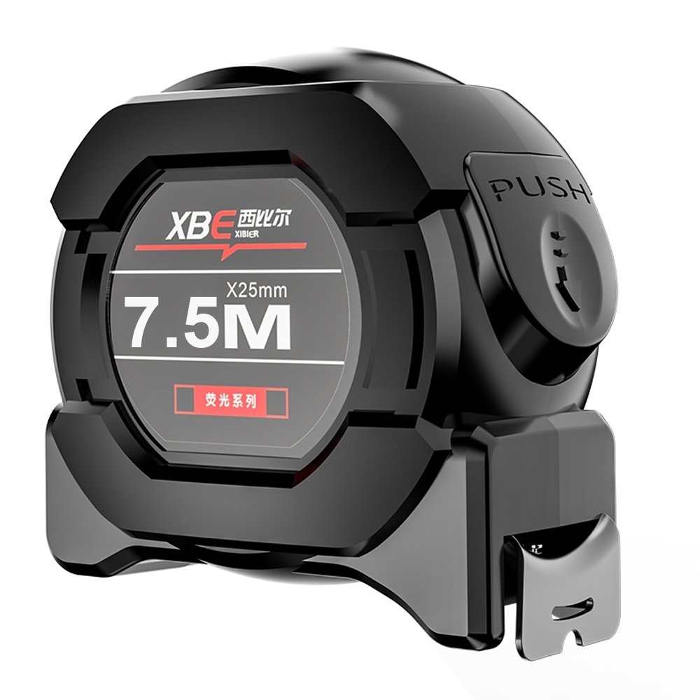 Fita Métrica Aço Inoxidável 7.5/10m carbono De Alta Precisão trena Profissional Fluorescente Trava