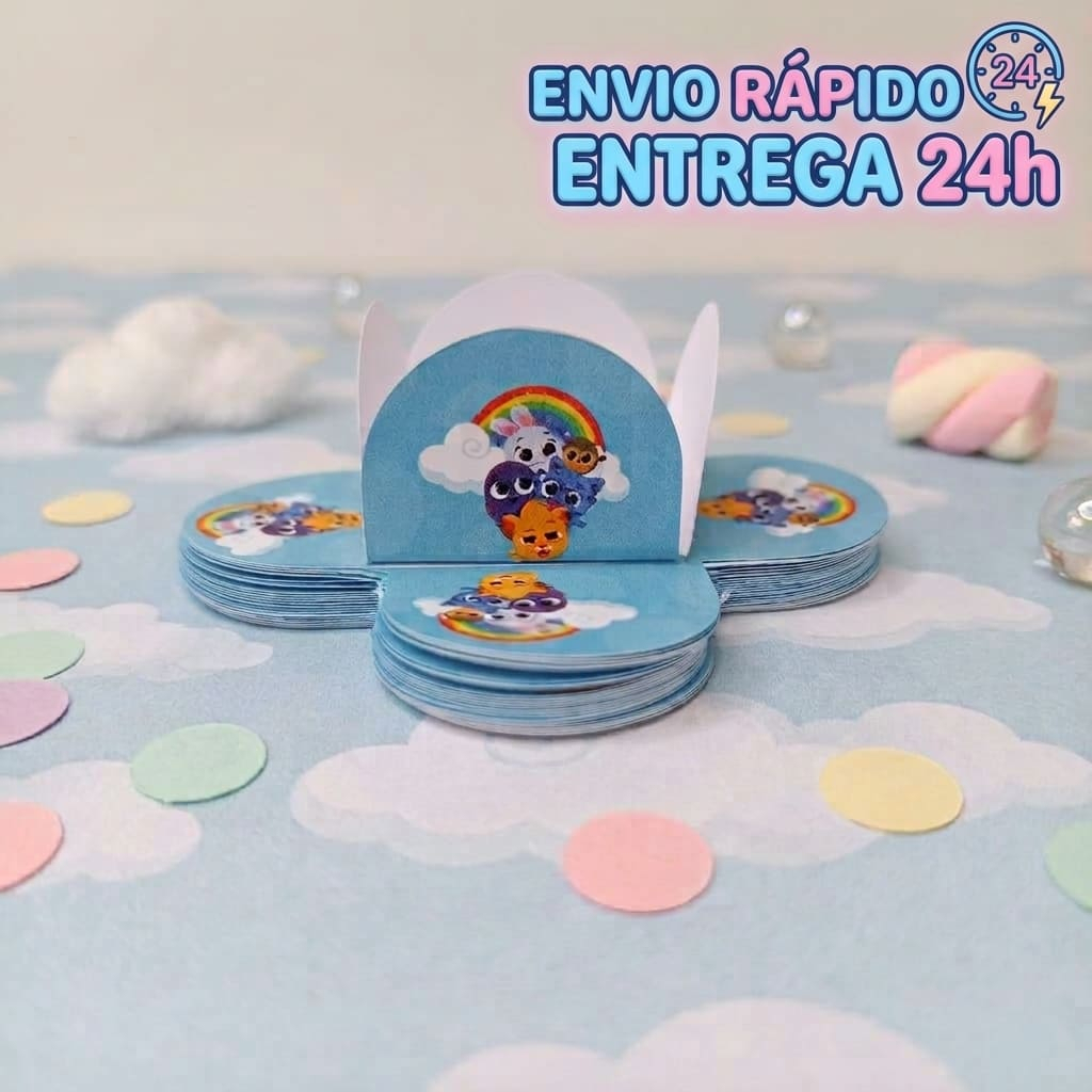 Forminha para Doces Personalizada Bolofofos Meninos | Brigadeiro | Festa Infantil