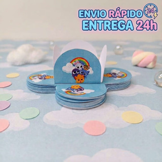 Forminha para Doces Personalizada Bolofofos Meninos | Brigadeiro | Festa Infantil