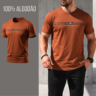 Camisetas Masculinas Estilosas Algodão Camisa Streetwear Masculino Moda Roupa Para Homem Elegante