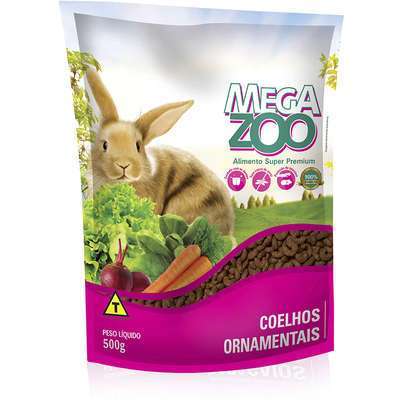 Ração Megazoo Coelhos Ornamentais 1,2 kg