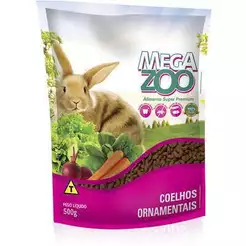 Ração Megazoo Coelhos Ornamentais 1,2 kg