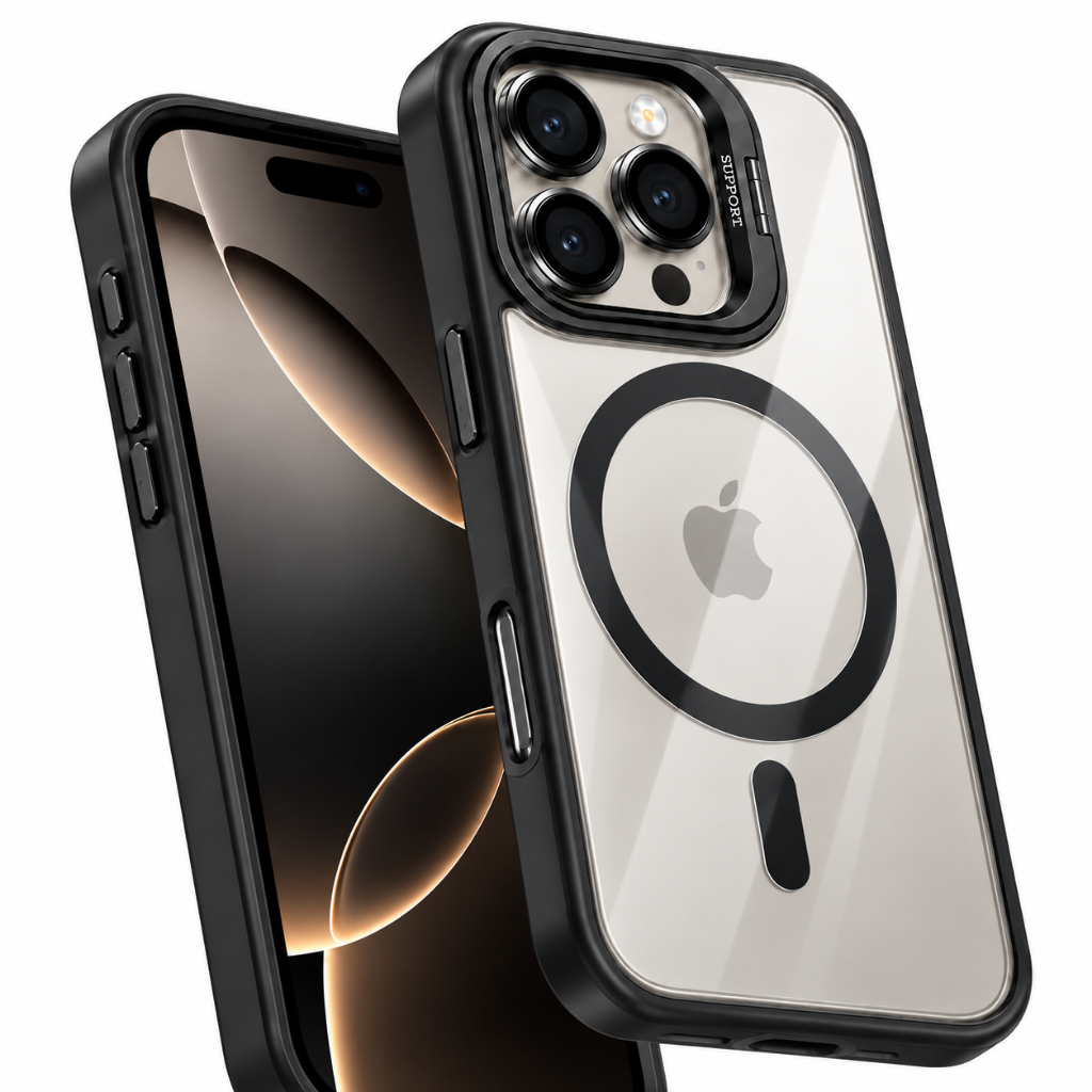 Capa Capinha P/ iPhone 11 ao 16 Pro Max Premium Luxo Magnética MagSafe Slim Proteção Câmera — imagem 2 de 2