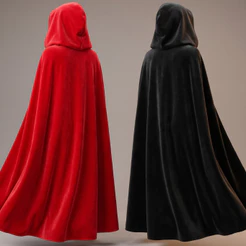 Capa De LUXO Halloween Adulto Luxo com Capuz Bruxa Vampiro Drácula Fantasia Tecido De Veludo Qualidade PREMIUM