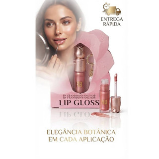 Gloss Labial Gloss rosa| Hidratante, Protetor, Chaveiro-LD