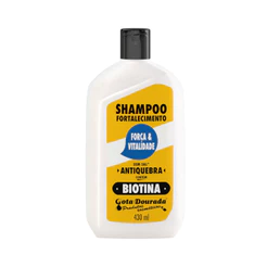 Shampoo Gota Dourada Biotina 430ml - Para cabelos Fracos e Fragilizados