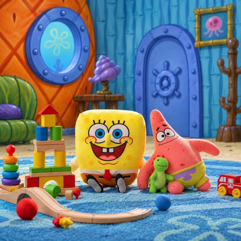 Boneco Pelúcia Bob Esponja Grande 30 cm Imperdível Brinquedo Decoração