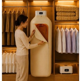 Secador de Roupas Portátil 600W  Elétrico Compacto para Apartamento Viagem e Lavanderia