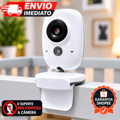 Suporte Babá Eletrônica com Encaixe – Uso em Berço, Grade ou Mesa VB603