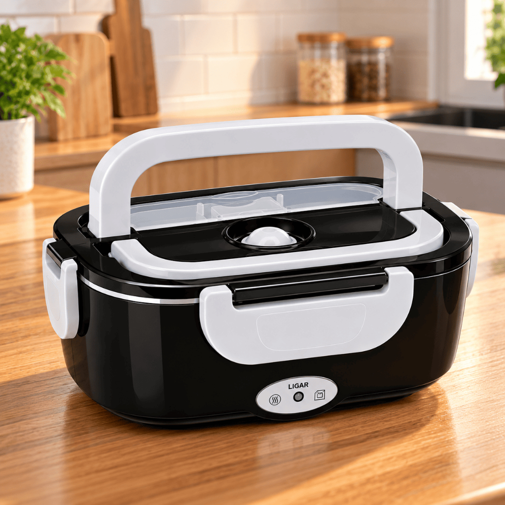 Marmita Eletrica Portatil Util Eletro 1.5L Bivolt 40W Aquecedor De Alimentos Para Trabalho Viagem