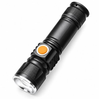 Mini Lanterna Profissional Tática Led 128000W Recarregavel Usb Prática T6
