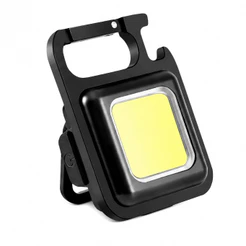 Kit1-2-3-4Mini Lanterna Com led Portátil/USB Recarregável 3 Modos De Luz Lanternas De Chaveiro E Abridor