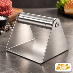 Prensa Smash Burger Hambúrguer Profissional Inox 304