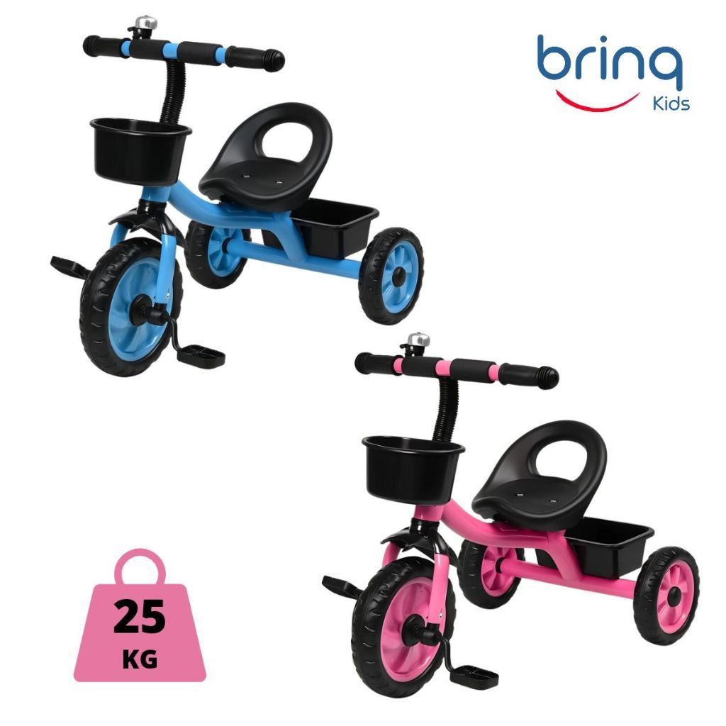 Bicicleta Infantil Andador Triciclo 03 Rodas Com Cestinha Para Crianças · foto 2