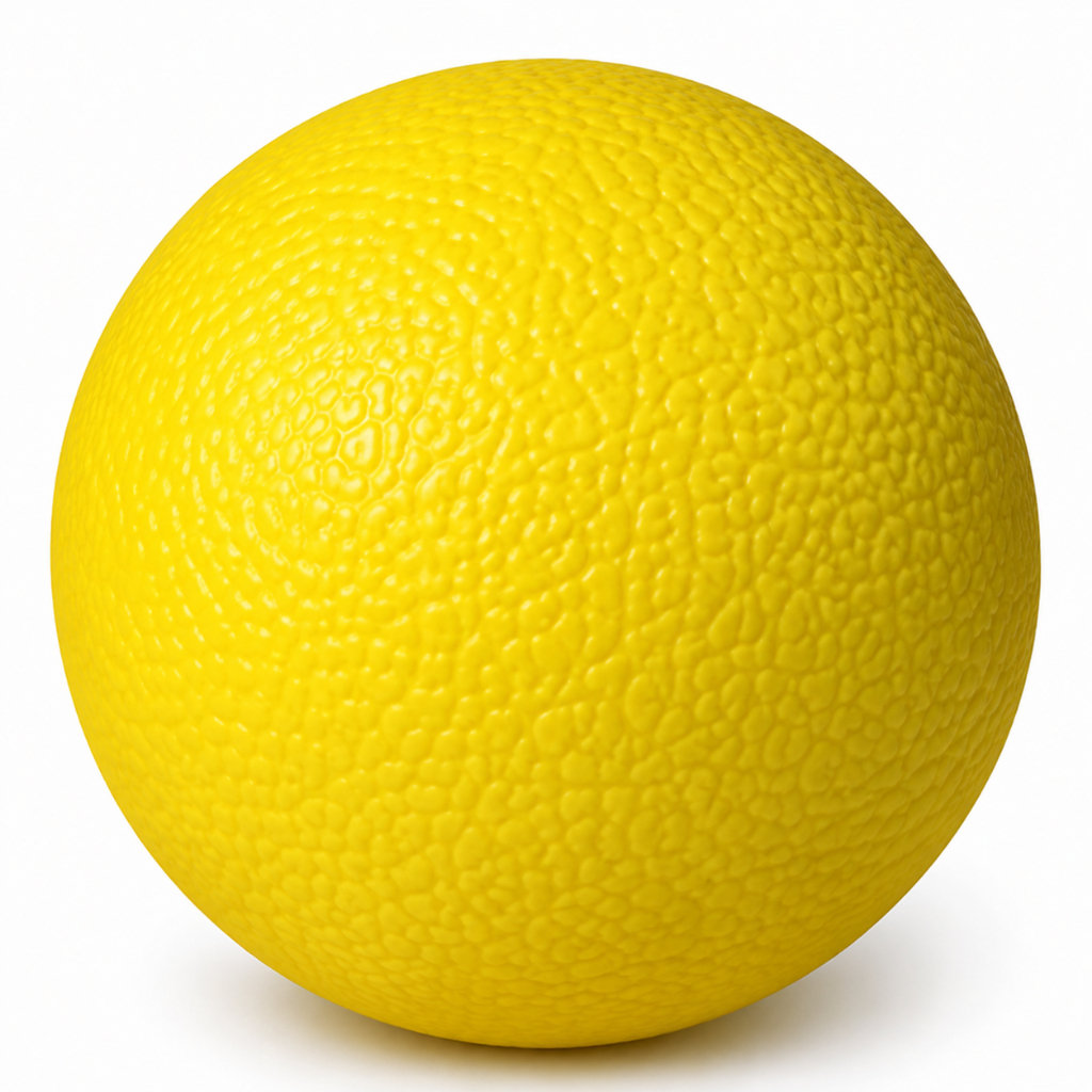 Bola de Lacrosse Massageadora 65mm Liberação Miofascial Fisioterapia Contra Dor na Lombar Coluna