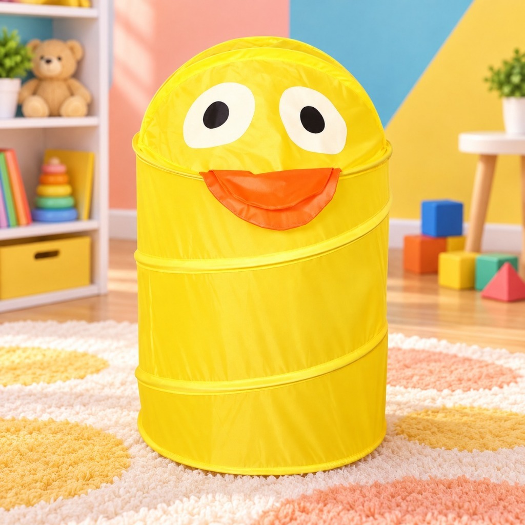 Cesto Organizador Para Brinquedos Em Nylon 37x41 Vários Modelos e Cores Organização Brinquedos · foto 2