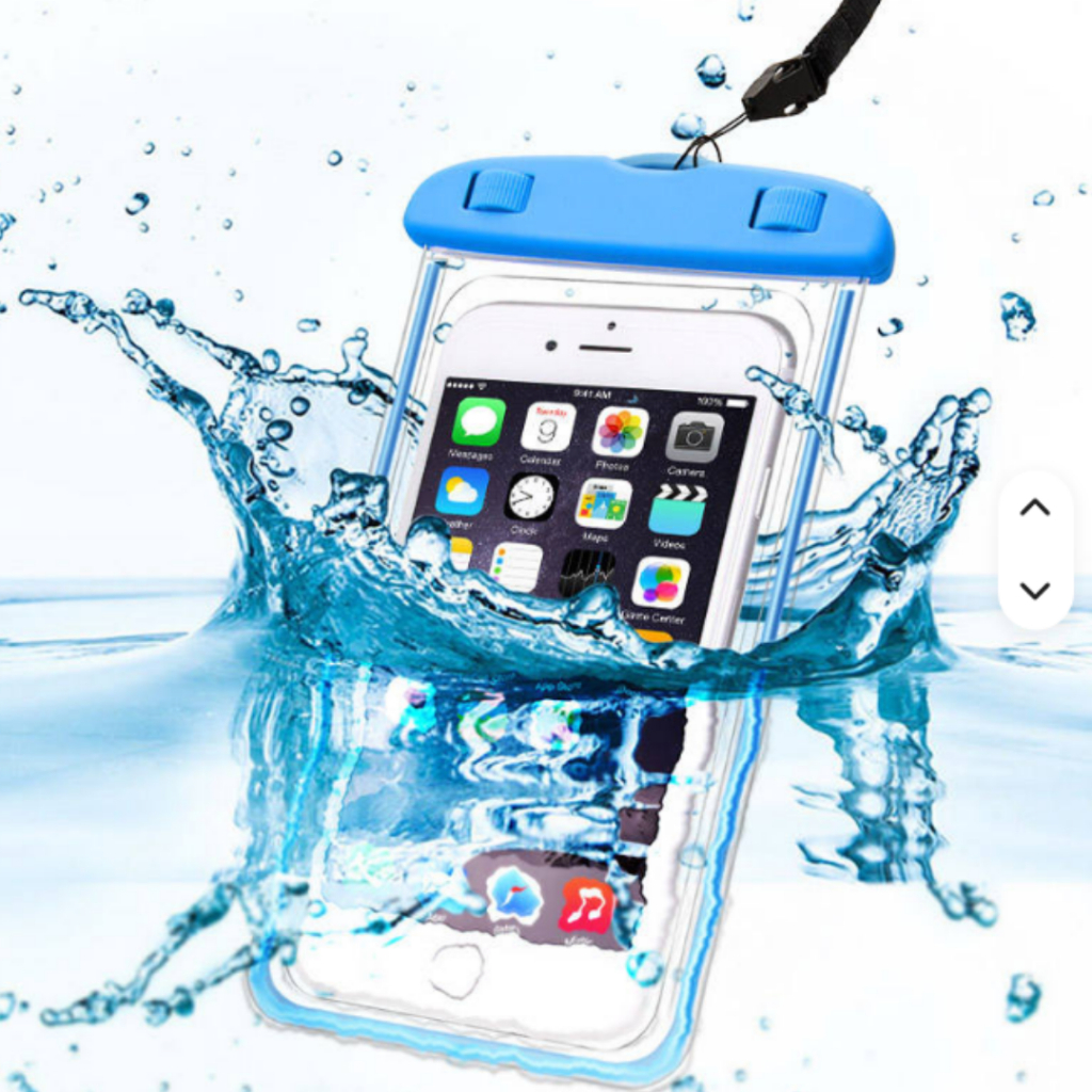 Capa Bolsa Celular Prova Dágua Proteção Mergulhos Chuva Impermeável Transparente Universal Capinhas