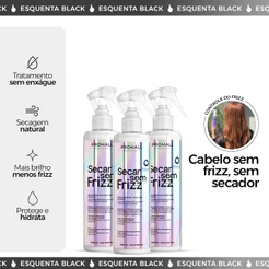 Kit 3 Secar sem Frizz