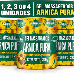 Gel Massageador Arnica Pura Extra Forte 200g - 1 a 4 Unidades