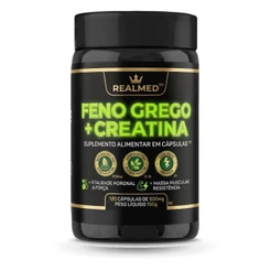 Creatina + Feno 500mg (120 cáps) — Força, Resistência e Recuperação