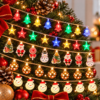 Cordões Decorativo de Natal Decoração Cordão Dourado Para Arvore de Natal 2 metros Enfeites Natalinos Bolas Natalinas