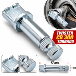 Eixo Abre Patim Freio Traseiro Twister 250 CB 300R Tambor Smart Fox