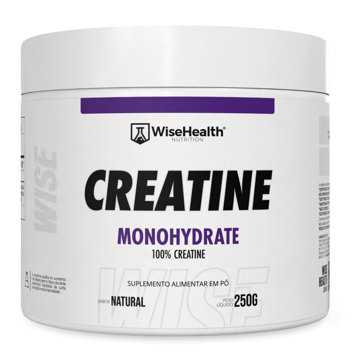 Creatina Monohidratada - 100% Pura - Aprovada em laudo WiseHealth