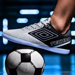 Chuteira Futsal Infantil Umbro Techno Jr Quadra Salão Resistente Leve - Original