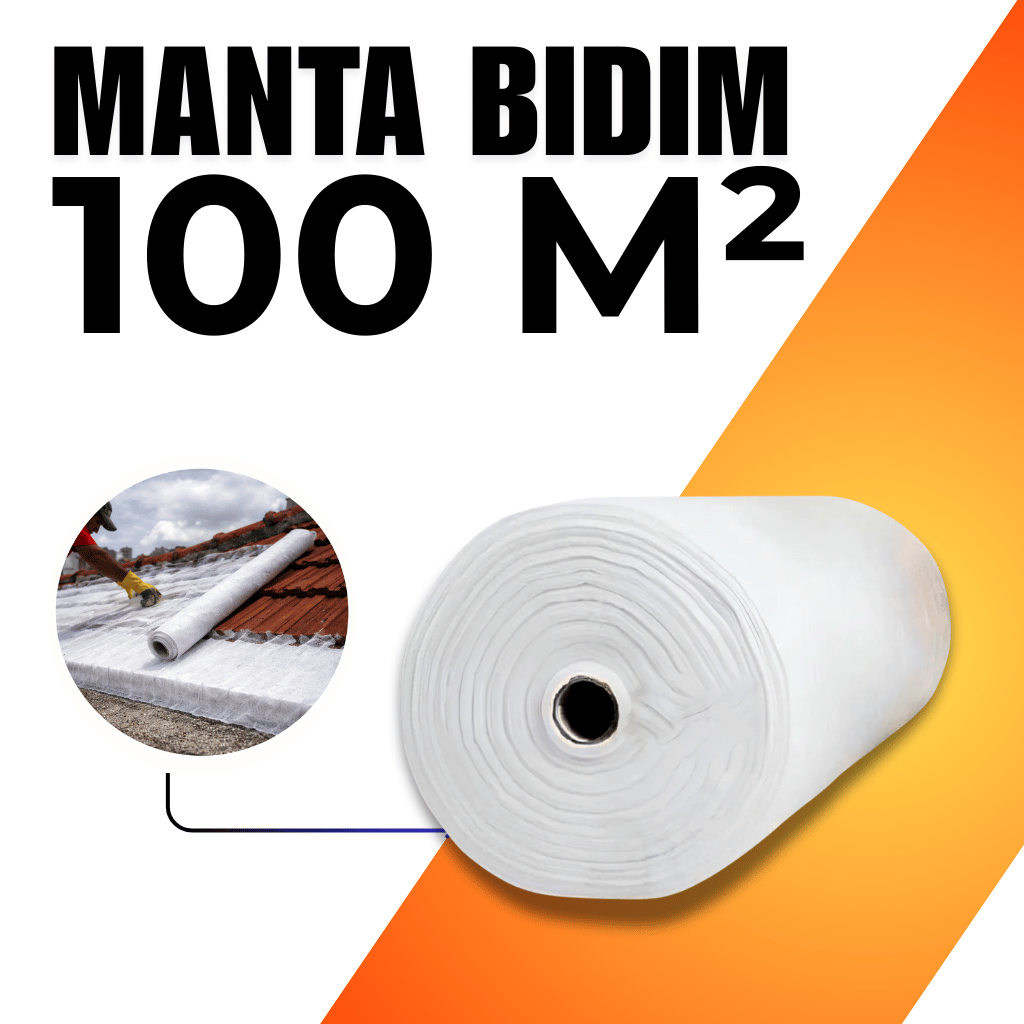 Manta Bidim VP50 100m² Tecido de Uso Estrutural para Impermeabilização de Área Externa Profissional em Oferta na Shopee