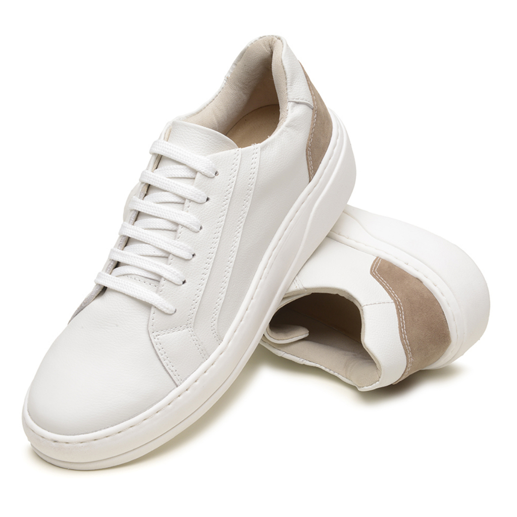 Tênis Masculino Sapatênis Casual Social 100% Confortável Macio Leve Urbano Slim Dia Dia