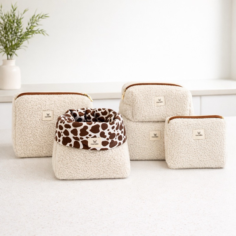 Kit 5 necessaire organizadora maquiagens kit viagem kit presente