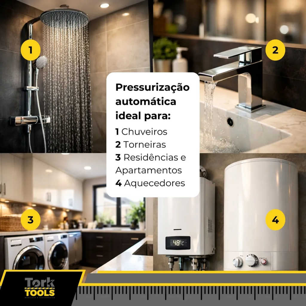 Bomba Pressurizadora Vollekz 300W 3.900 Litros/h VPR300 - Vollekz · foto 2
