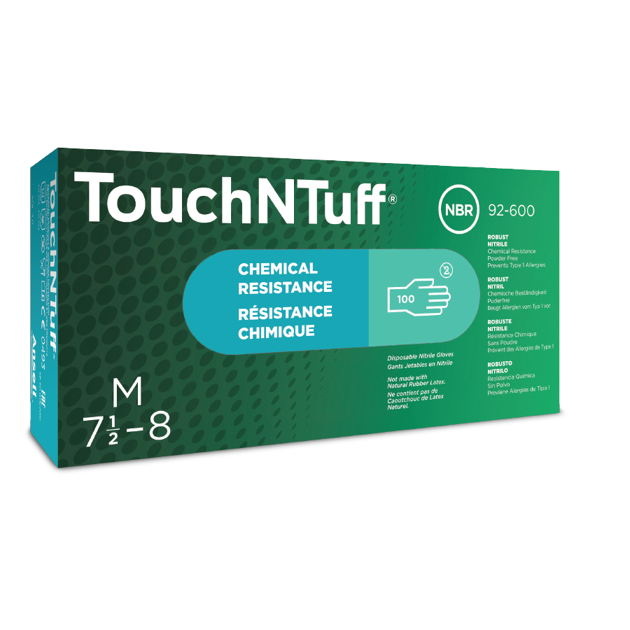 Luva Nitrílica Ansell 92-600 Touchntuff Verde CA 42986 C/ 100 Unidades em Oferta na Shopee