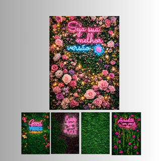 Painel Retangular Vertical Sublimado 3D Fundo Instagramável em Oferta na Shopee