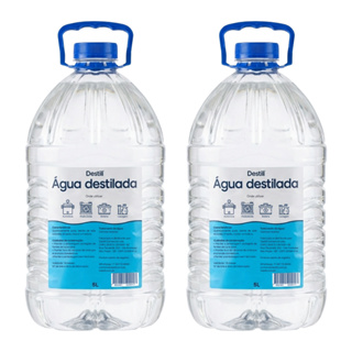 2 Destill Água Destilada Galão5 Litros autoclave Cpap Desmineralizada softwater asfer em Oferta na Shopee