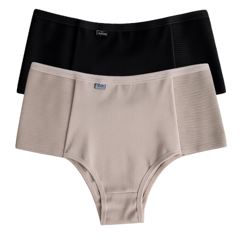 Calcinha Cinta Modeladora de Algodao Cós Alto Alta Compressão