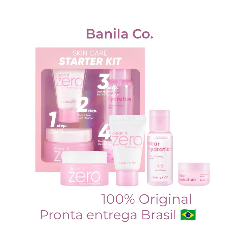 Kit Skincare Coreano Completo Banila Co | Efeito Glass Skin 💎 Pele Perfeita e Radiante
