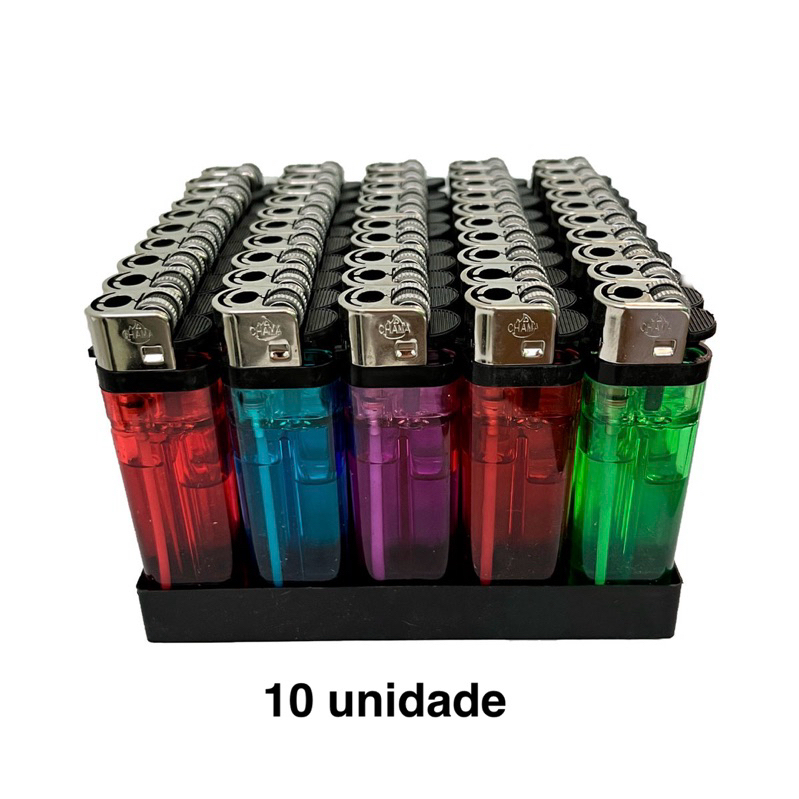 kit 10 30 50 unidade de isqueiro , ideal para bares e restaurantes — imagem 2 de 2