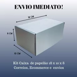20 Caixas de papelão 18x10x8 correios, envios e ecommerce