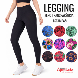 Legging Feminina Suplex Não Transparente | Alta Compressão | Cintura Alta | Academia e Treino em Oferta na Shopee