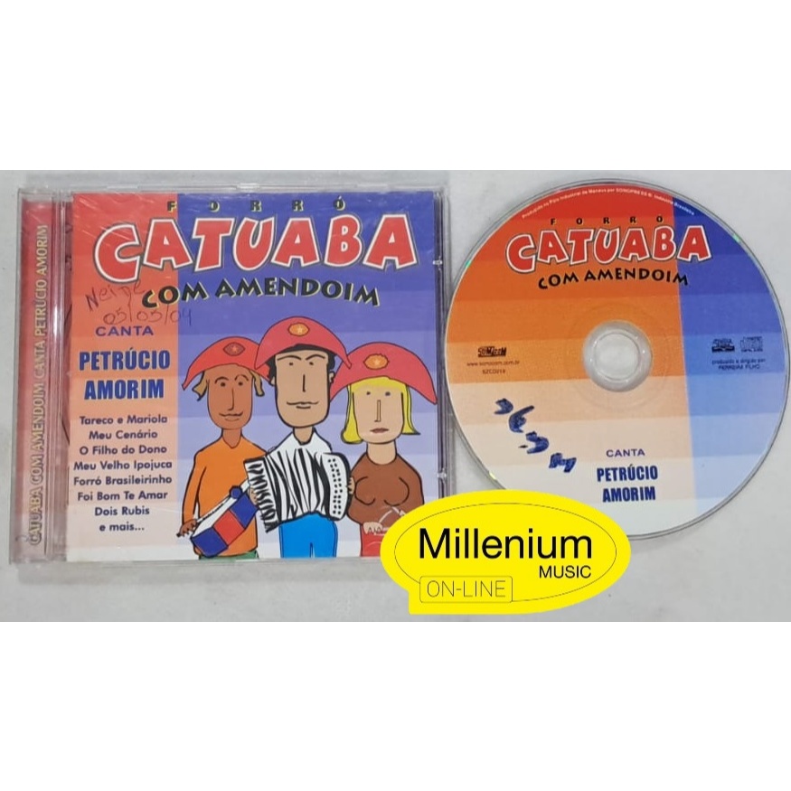 CD Catuaba Com Amendoim Canta Petrúcio Amorim  Volume 6 -  2000 Original Gravadora Colecionador Ótimo Estado