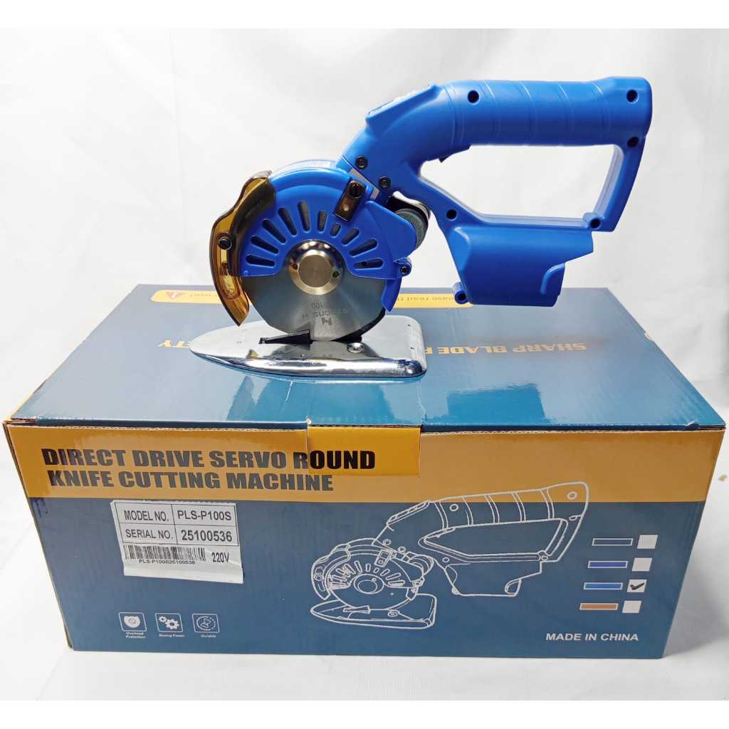 Máquina Corte Direct Drive Tecidos PLS-PL100S 4 Polegadas Bateria Sew Son  110V e 220v