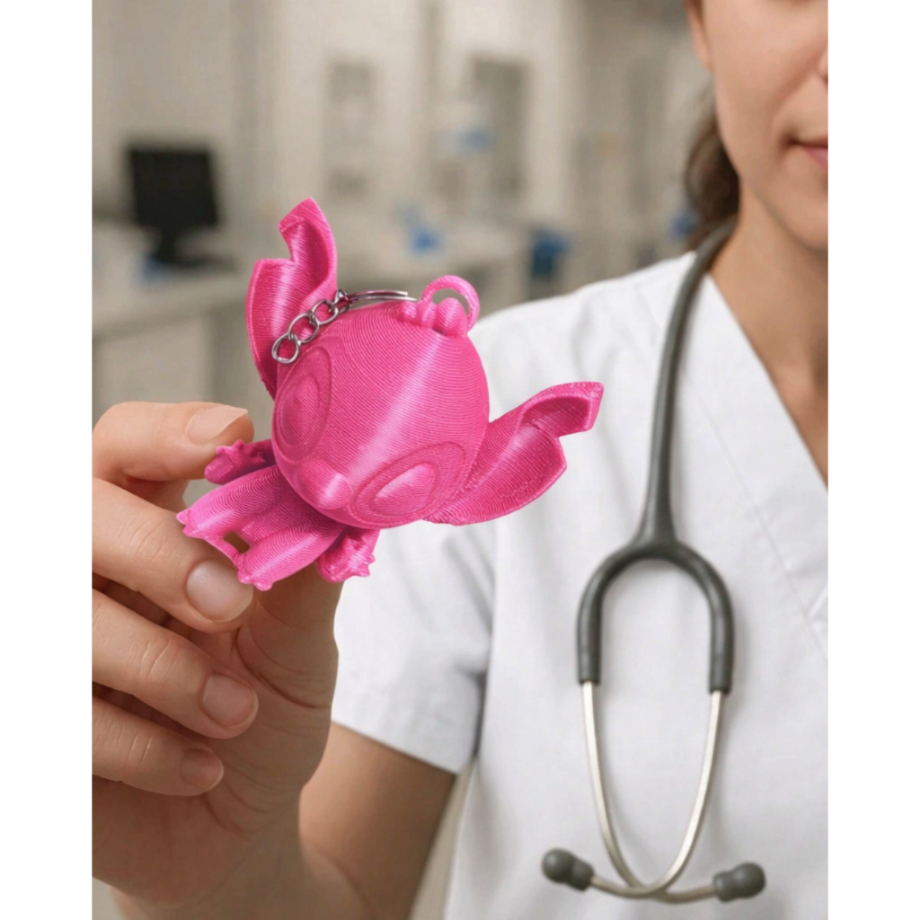 Chaveiro Para Enfermagem Abridor de Ampola  Stitch