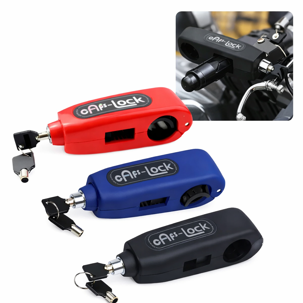 Trava De Manete Moto Anti-Furto Freio E Acelerador Universal Segurança Caps Lock Trava De Manete Moto Anti-Furto Freio E Acelerador Universal Segurança Caps Lock